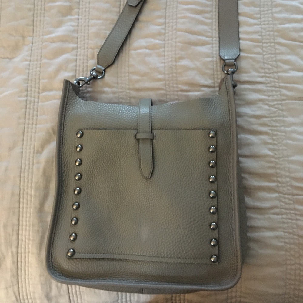 REBECCA MINKOFF Unlined Taupe Feed Bag